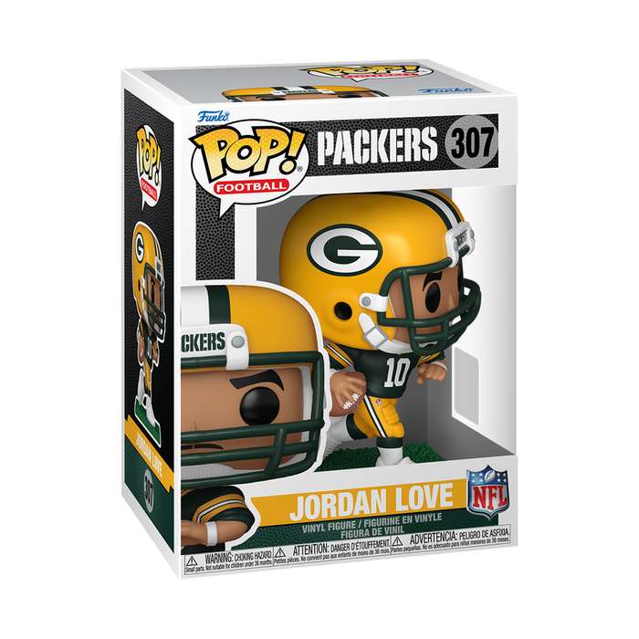 Funko Pop! Football Green Bay Packers Jordan Love #307 - Pastime Sports & Games