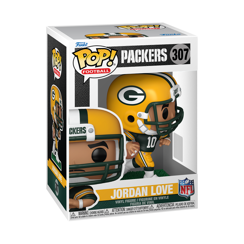 Funko Pop! Football Green Bay Packers Jordan Love #307 - Pastime Sports & Games