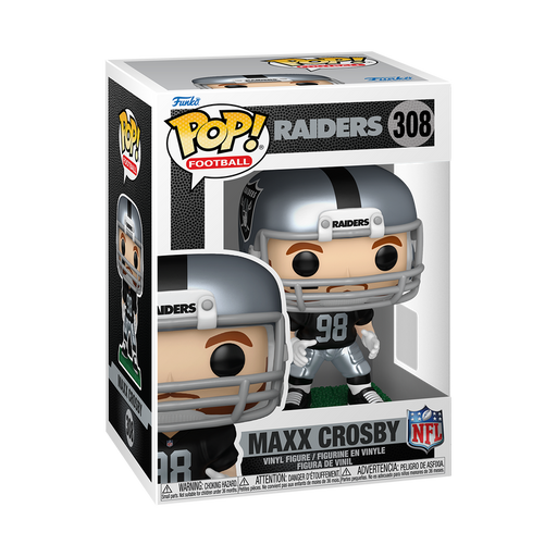 Funko Pop! Football Las Vegas Raiders Maxx Crosby #308 - Pastime Sports & Games