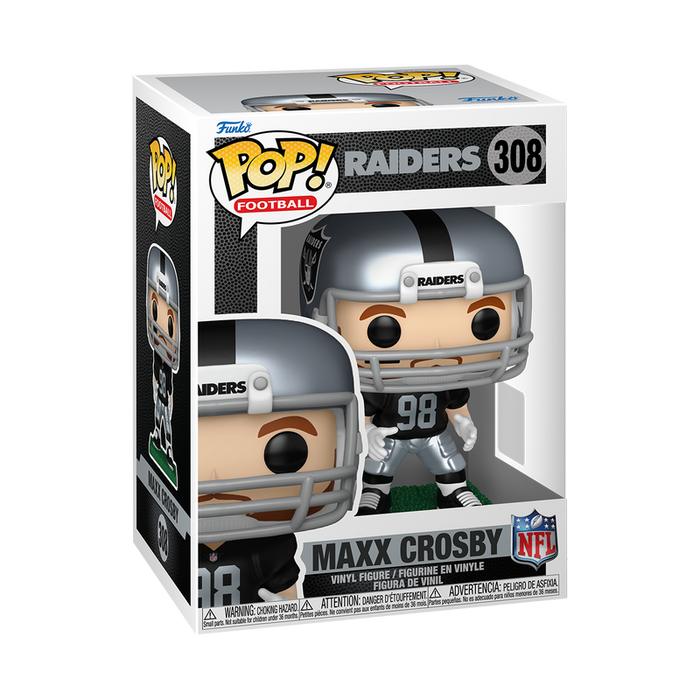 Funko Pop! Football Las Vegas Raiders Maxx Crosby #308 - Pastime Sports & Games