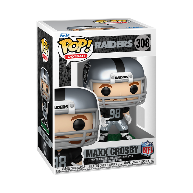 Funko Pop! Football Las Vegas Raiders Maxx Crosby #308 - Pastime Sports & Games
