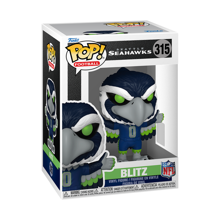 Funko Pop! Football Seattle Seahawks Mascot Blitz #315 - Pastime Sports & Games