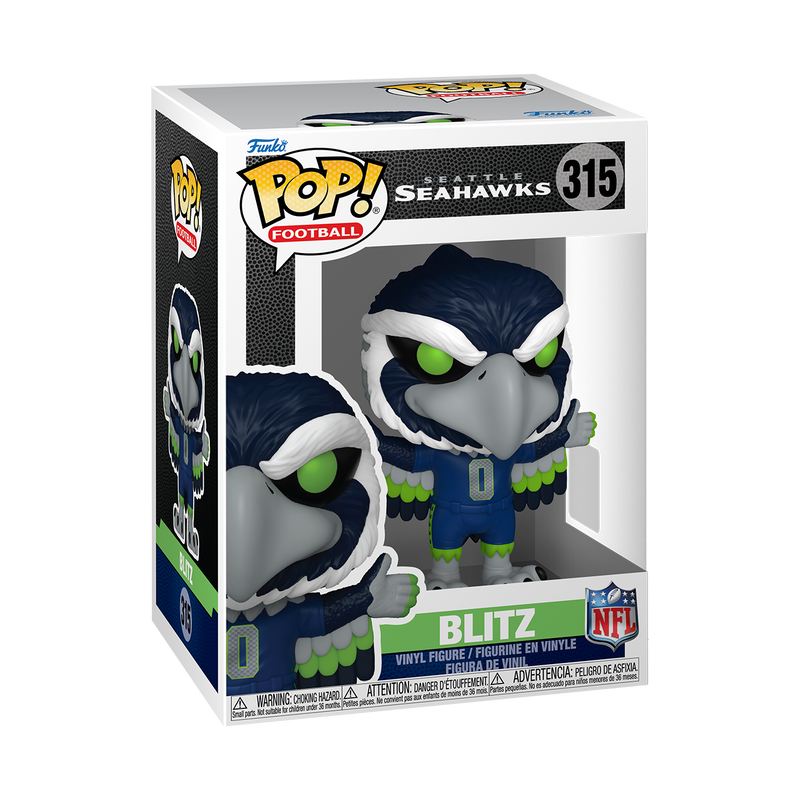Funko Pop! Football Seattle Seahawks Mascot Blitz #315 - Pastime Sports & Games