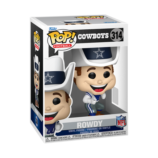 Funko Pop! Football Dallas Cowboys Mascot Rowdy #314 - Pastime Sports & Games