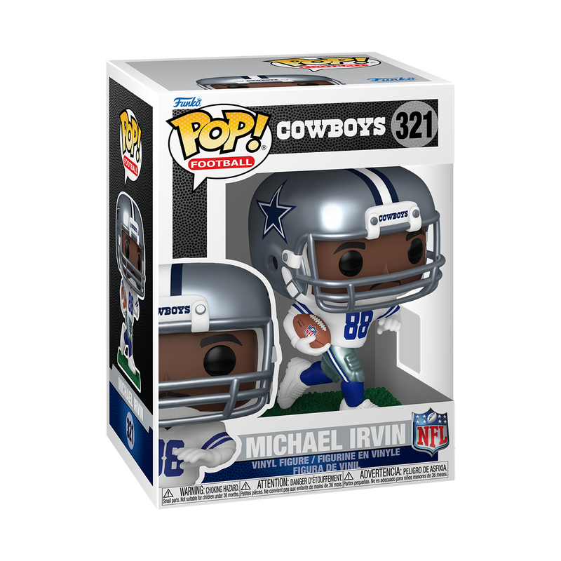 Funko Pop! Football Dallas Cowboys Michael Irvin #321 - Pastime Sports & Games