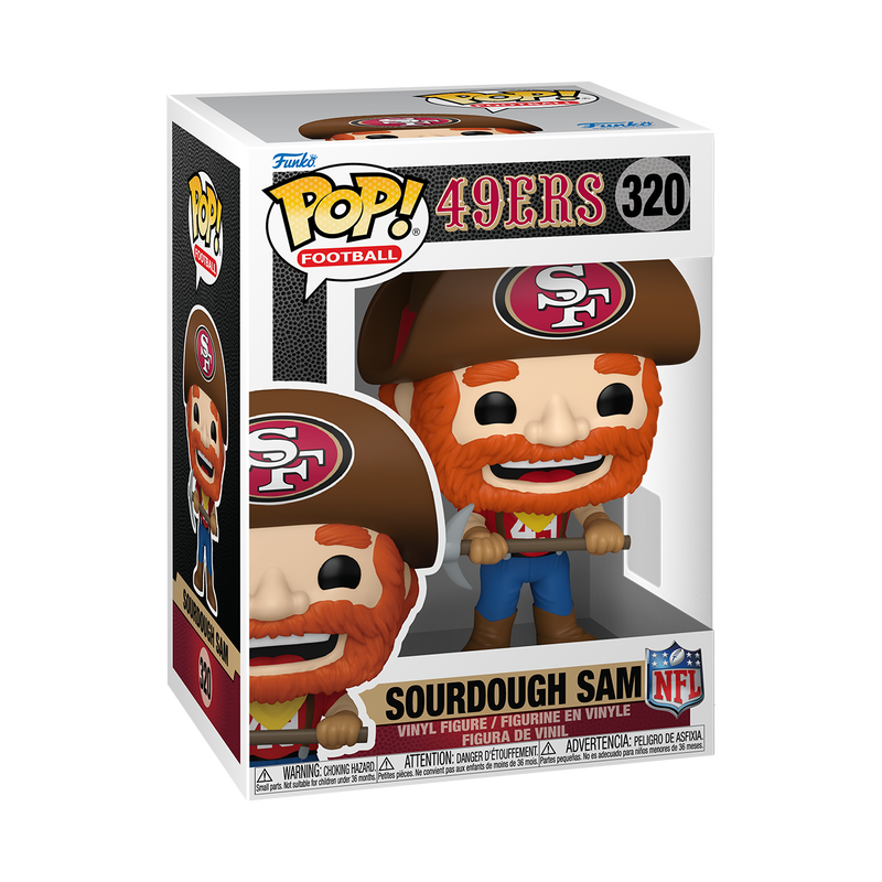 Funko Pop! Football San Franscisco Mascot Sourdough Sam #320 - Pastime Sports & Games