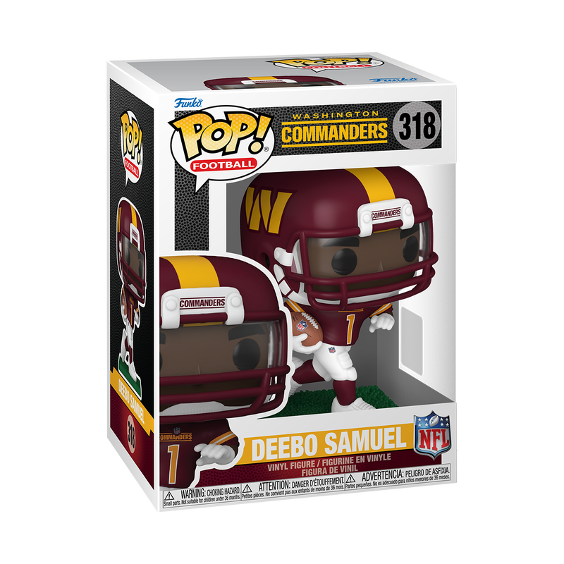 Funko Pop! Football Washington Commanders Deebo Samuel #318 - Pastime Sports & Games