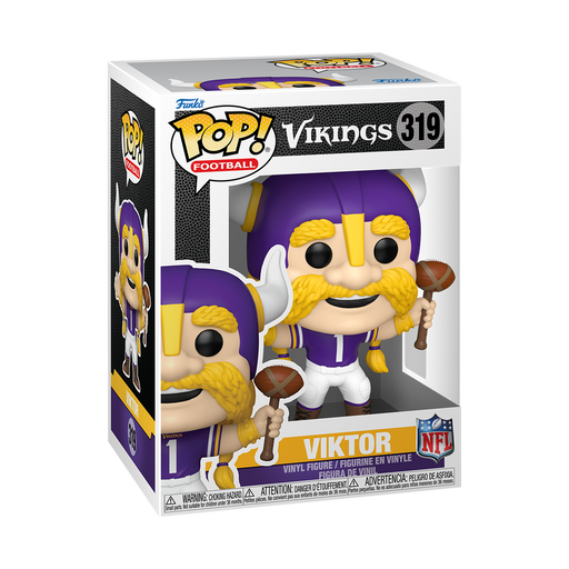 Funko Pop! Football Minnesota Vikings Mascot Viktor #319 - Pastime Sports & Games