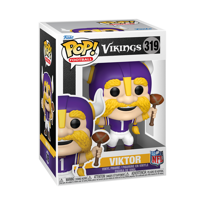 Funko Pop! Football Minnesota Vikings Mascot Viktor #319 - Pastime Sports & Games