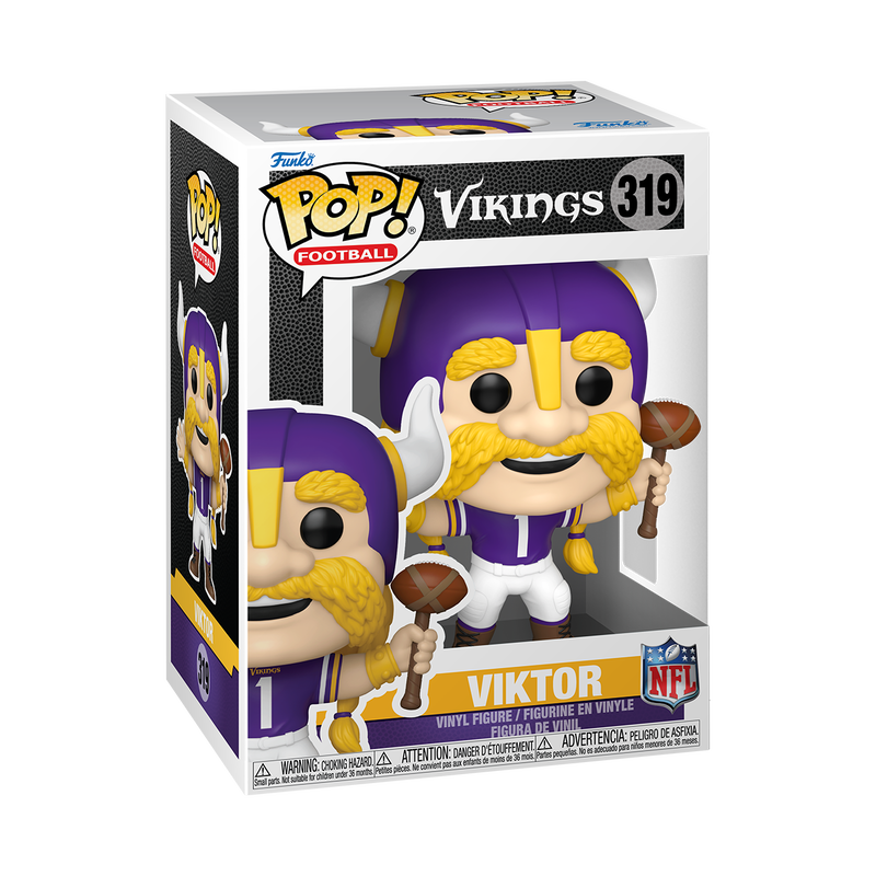 Funko Pop! Football Minnesota Vikings Mascot Viktor #319 - Pastime Sports & Games