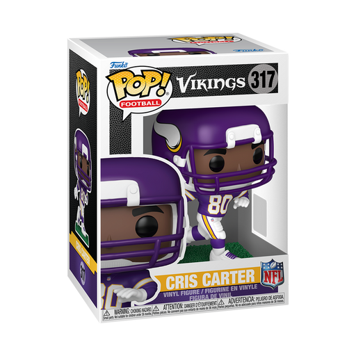 Funko Pop! Football Minnesota Vikings Cris Carter #317 - Pastime Sports & Games