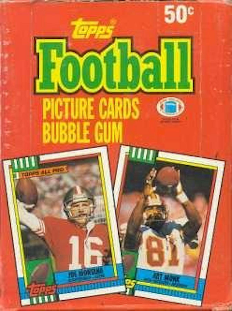1990 Topps NFL Football Wax Box/Pack