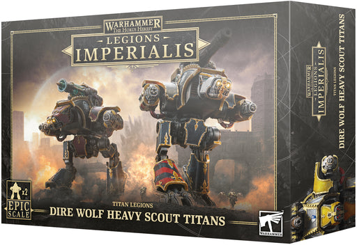 Warhammer The Horus Heresy Legions Imperialis Titan Legions Dire Wolf Heavy Scout Titans (03-44) - Pastime Sports & Games