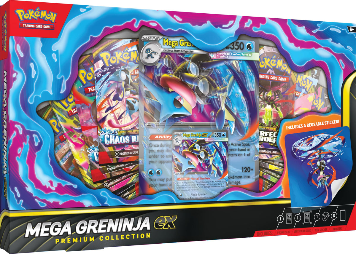 Pokemon Mega Greninja EX Premium Collection Box/Case– Pastime