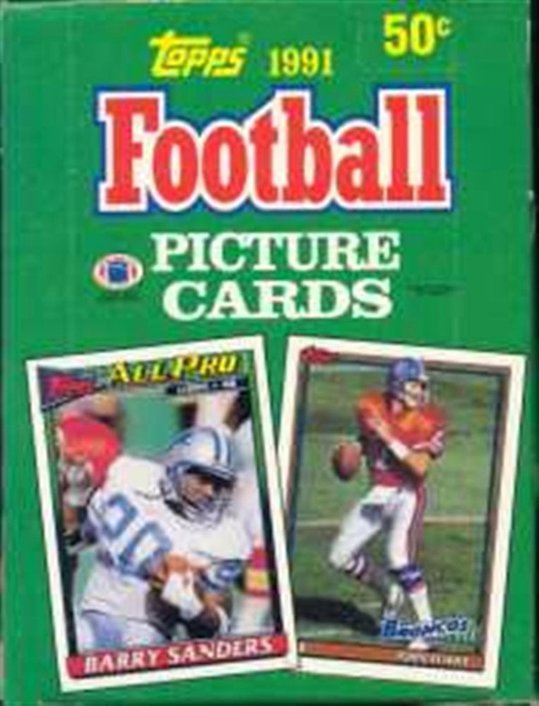 1991 Topps NFL Football Pack/Box - Pastime Sports & Games