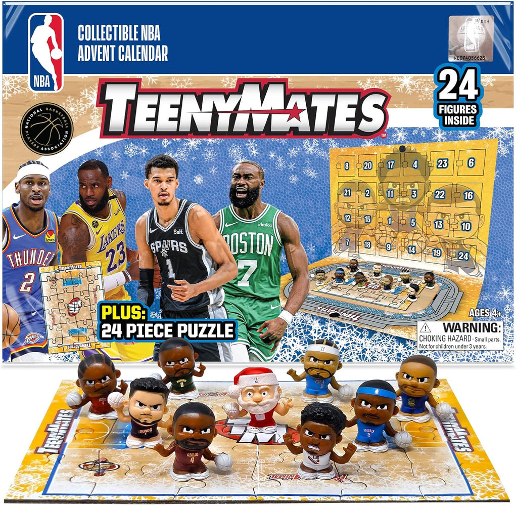 2025 Teenymates NBA Basketball Collectible Advent Calendar