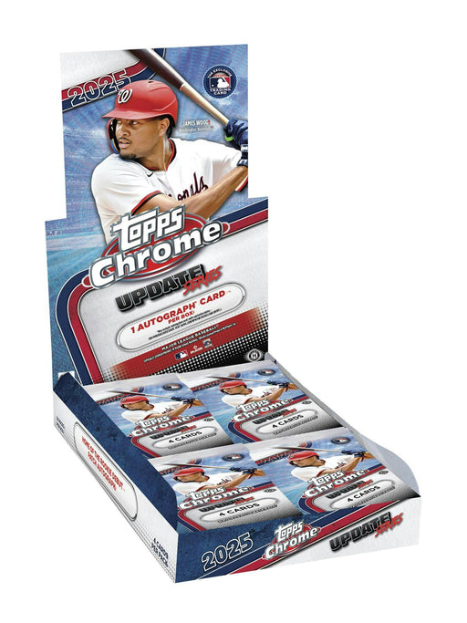 2025 Topps Chrome Update Series MLB Baseball Hobby Box/Case - Pastime Sports & Games
