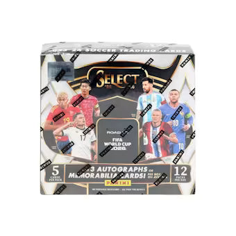 2025/26 Panini Select Road To The World Cup Soccer Hobby Box/Case PRE ORDER (SHIPS AUG 3 2026)
