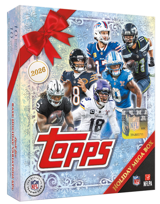 2026 Topps Holiday NFL Football Mega Box/Case - Pastime Sports & Games