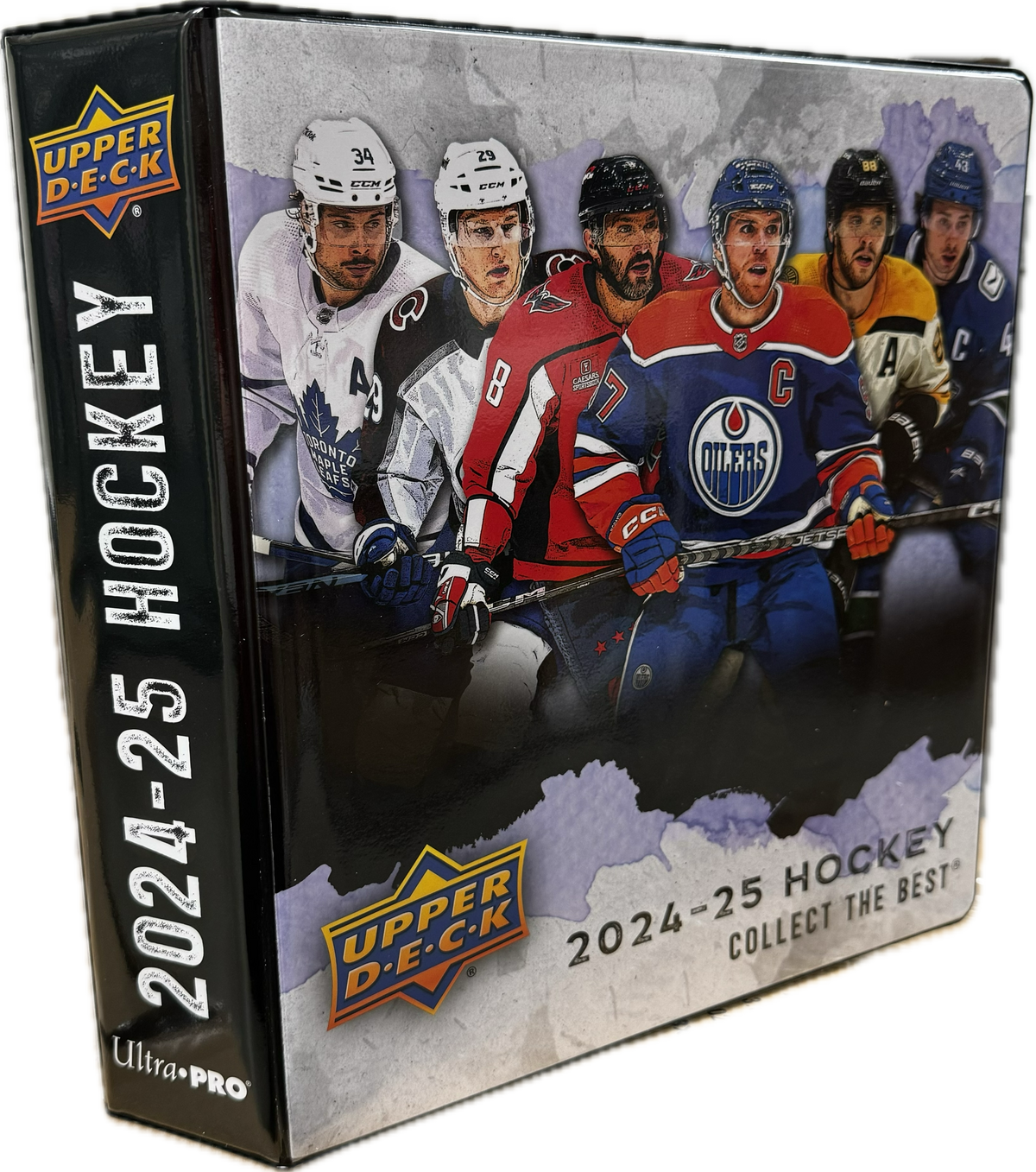 hockey card binder canada Ultra Pro 2024/25 Upper Deck Hockey Binder/Album– Pastime Sports & Games