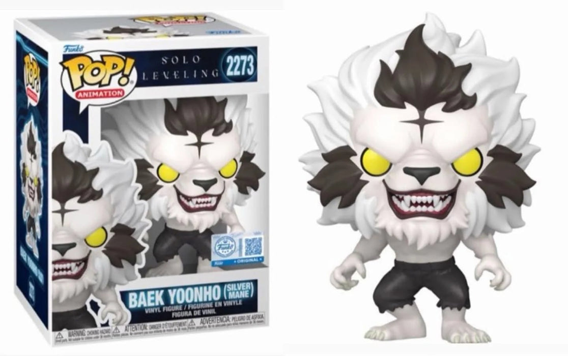 Funko Pop! Solo Leveling Baek Yoonho (Silver Mane) #2273 - Pastime Sports & Games