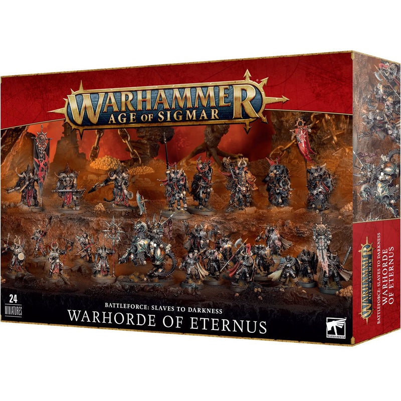Warhammer Age Of Sigmar Battleforce Slaves To Darkness Warhorde Of Eternus (83-99) - Pastime Sports & Games