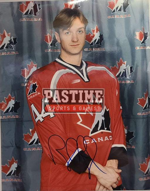 Rob Blake Autographed 8X10 Team Canada Jersey (Portrait) - Pastime Sports & Games