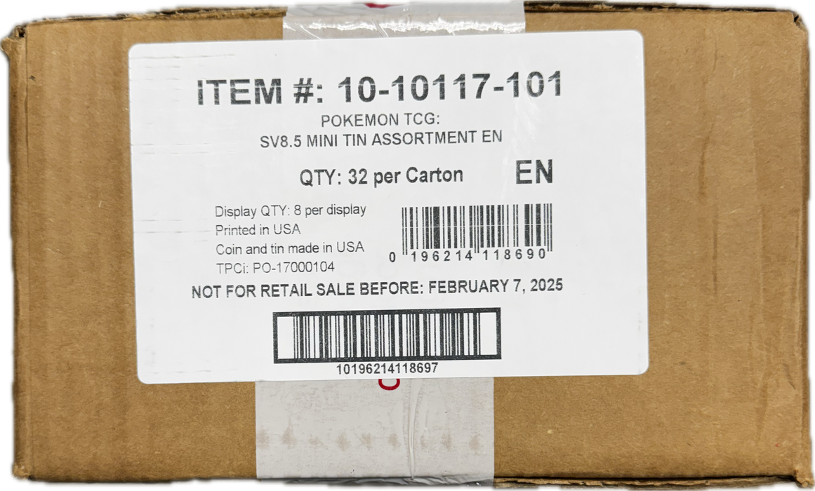 Pokemon Prismatic Evolutions Mini Tins - Pastime Sports & Games