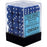 Opaque 36-Piece Dice Set Blue/White - Pastime Sports & Games