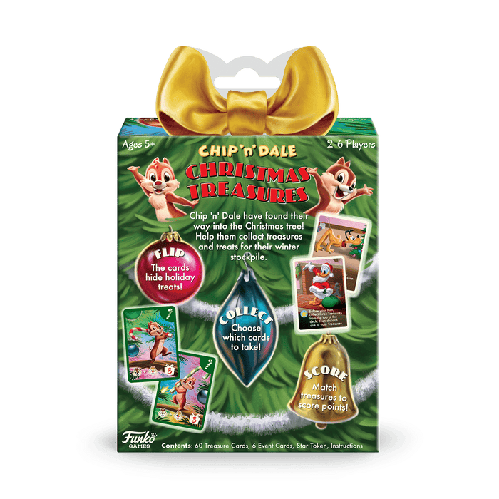 Chip 'N' Dale Christmas Treasures Card Game