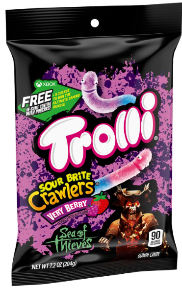 Trolli Sour Brite Crawlers Very Berry - Pastime Sports & Games