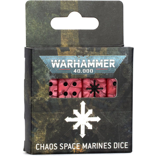 Warhammer 40,000 Chaos Space Marines Dice (86-62) - Pastime Sports & Games
