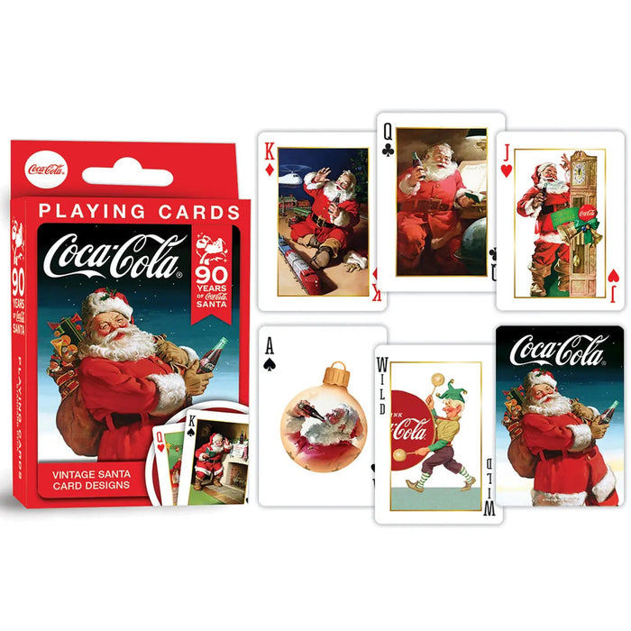 Coca Cola Playing Cards Vintage Santa