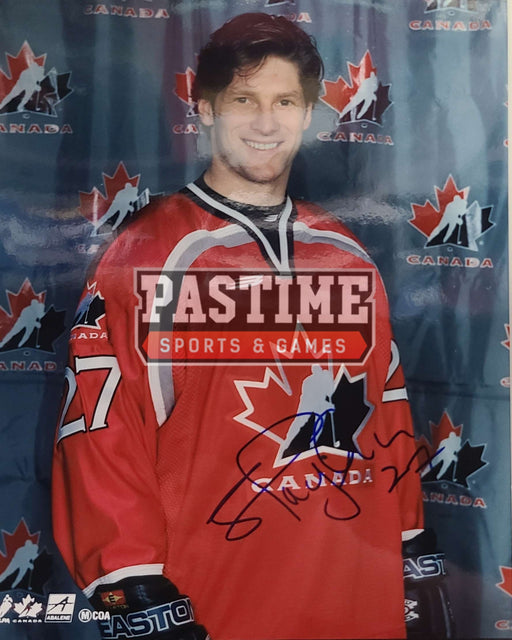 Shayne Corson Autographed 8X10 Team Canada Jersey (Portrait) - Pastime Sports & Games