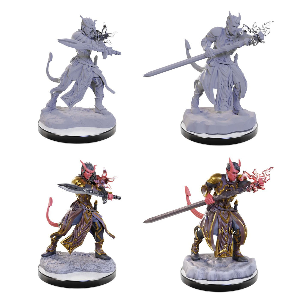 Nolzur's Marvelous Miniatures Tiefling Warlocks (90670) - Pastime Sports & Games