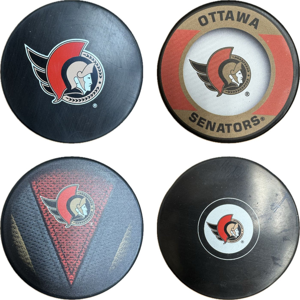 Ottawa Senators Hockey Pucks - Pastime Sports & Games