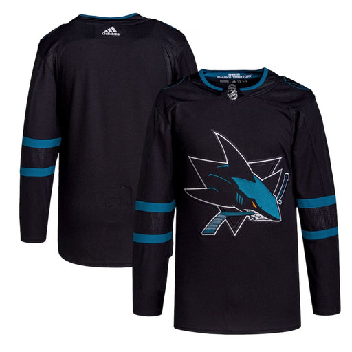 San Jose Sharks 2018/19 Alternate Home Adidas Black Hockey Jersey - Pastime Sports & Games