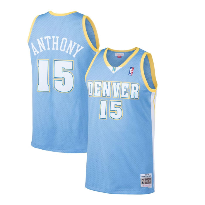 Denver Nuggets Carmelo Anthony 2003-04 Mitchell & Ness Blue Basketball Jersey - Pastime Sports & Games