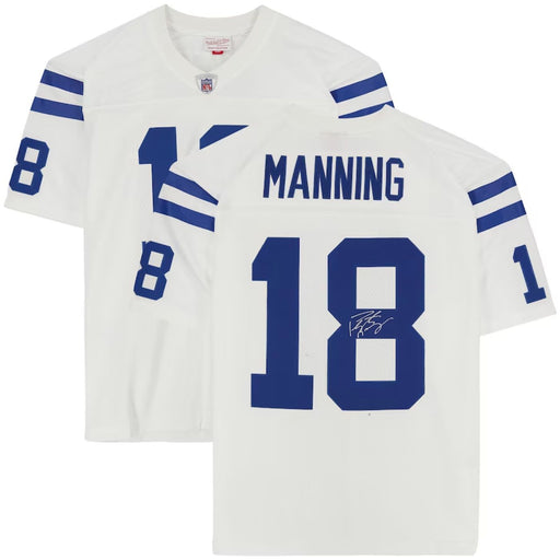 Peyton Manning Autographed Indianapolis Colts Authentic Football Jersey - Pastime Sports & Games