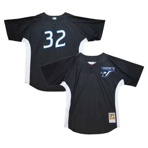 Toronto Blue Jays Roy "Doc" Halladay Authentic Mitchell & Ness Batting Practice Navy Baseball Jersey - Pastime Sports & Games