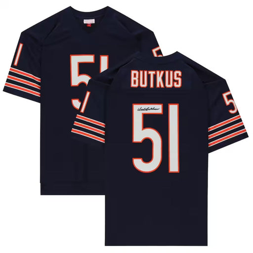 Dick Butkus Autographed Chicago Bears Replica Football Jersey - Pastime Sports & Games