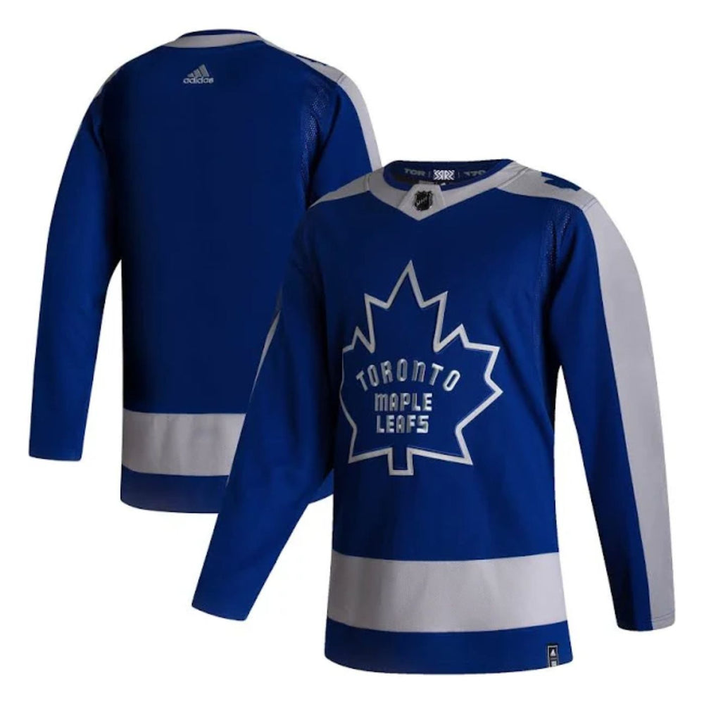 Toronto Maple Leafs 2020/21 Reverse Retro Adidas Blue Hockey Jersey - Pastime Sports & Games