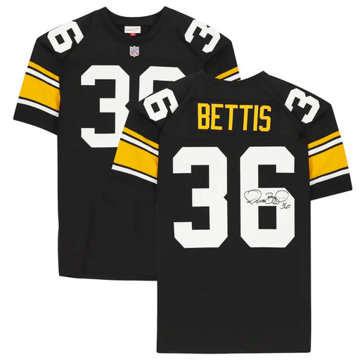 Jerome Bettis Autographed Pittsburgh Steelers Authentic Football Jersey - Pastime Sports & Games