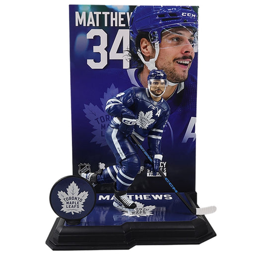 Auston Matthews Toronto Maple Leafs 7" NHL Posed Figure - Pastime Sports & Games