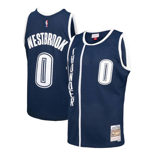 Oklahoma City Thunder Russell Westbrook 2015-16 Mitchell & Ness Navy Basketball Jersey - Pastime Sports & Games