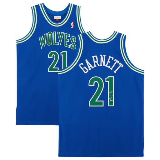 Kevin Garnett Autographed Minnesota Timberwolves Authentic Basketball Jersey - Pastime Sports & Games