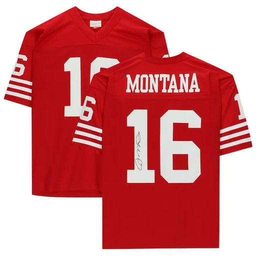 Joe Montana Autographed San Francisco 49ers Replica Football Jersey - Pastime Sports & Games