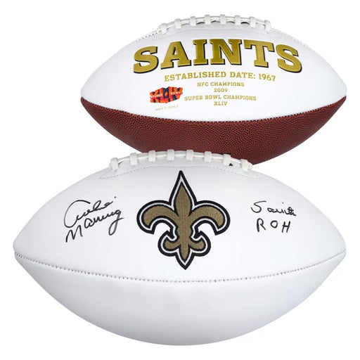 Archie Manning Autographed New Orleans Saints Football - Pastime Sports & Games
