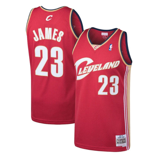 Cleveland Cavaliers LeBron James 2003-04 Mitchell & Ness Maroon Basketball Jersey - Pastime Sports & Games