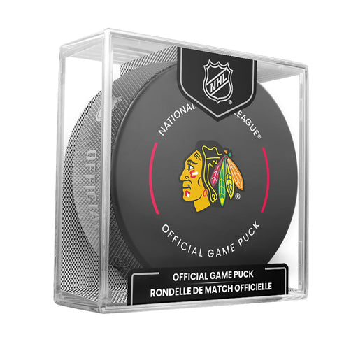 Chicago Blackhawks Official Game Hockey Puck - Pastime Sports & Games